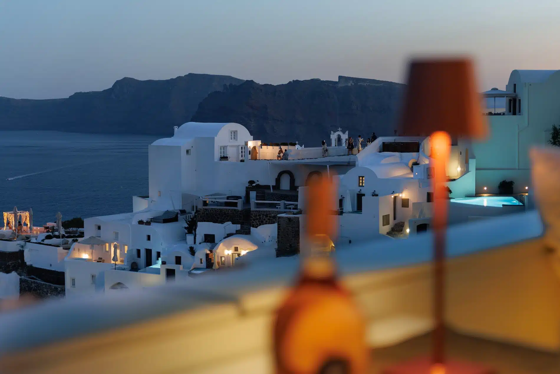 Santorini restaurants with a view